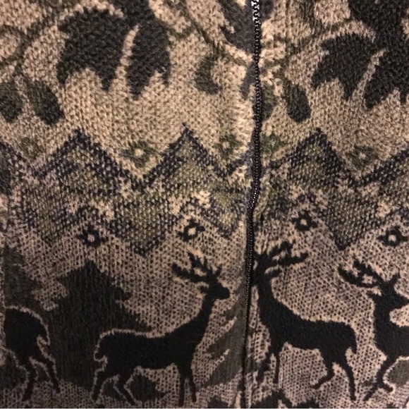 True Grit Mens Deer Hunting Vest Sweater XL Full Zip Pockets Fleece - Picture 7 of 7